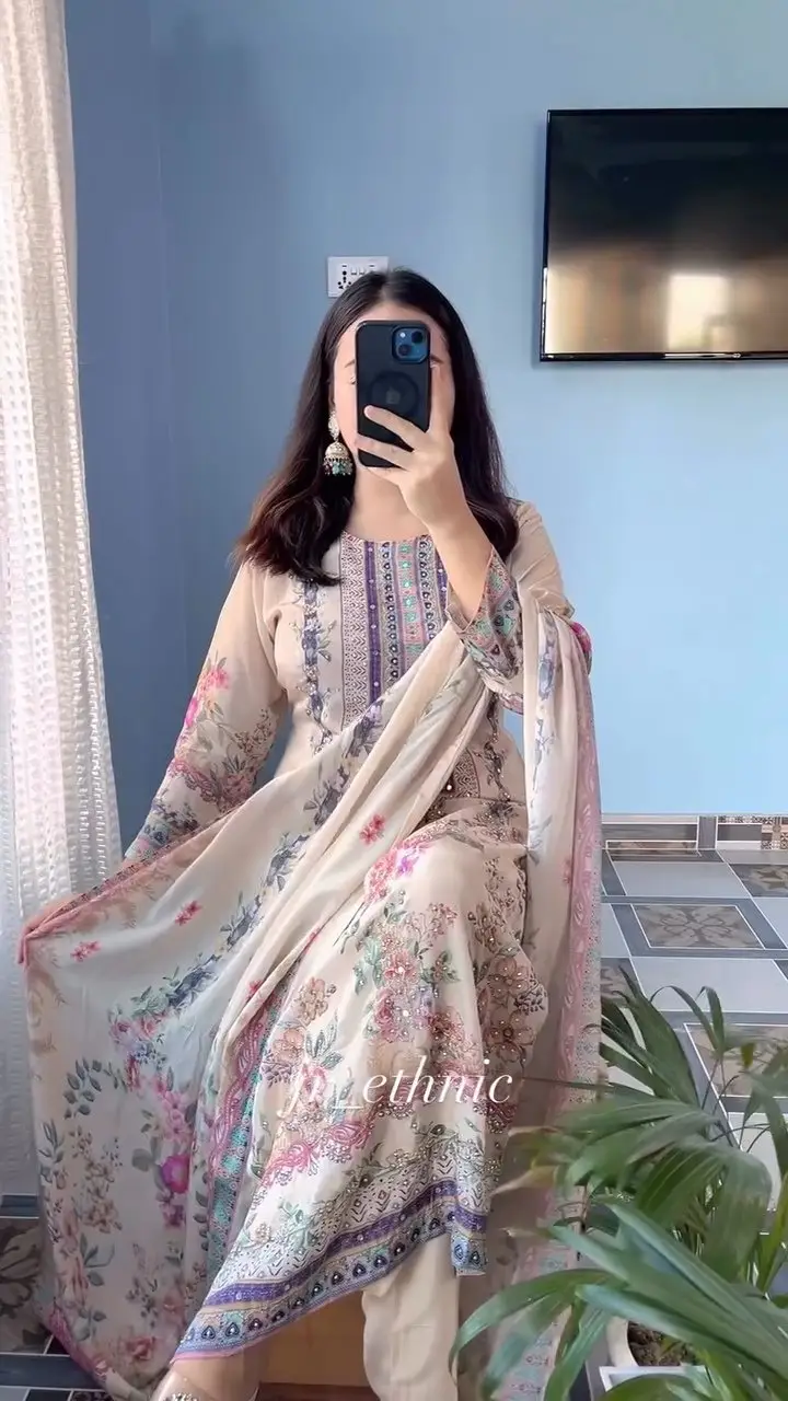 Digital printed Three piece